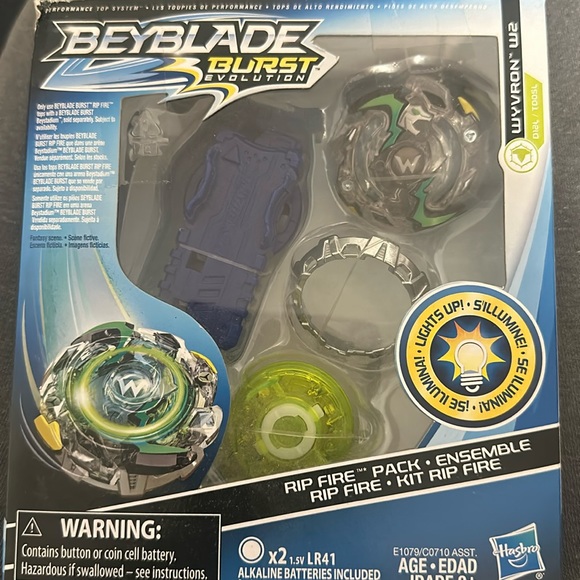 Beyblade Burst – Top Wyvron W2 – Couche énergie, Disque D12, Pointe TD02 – Jeu De Combat De Toupies à éclater